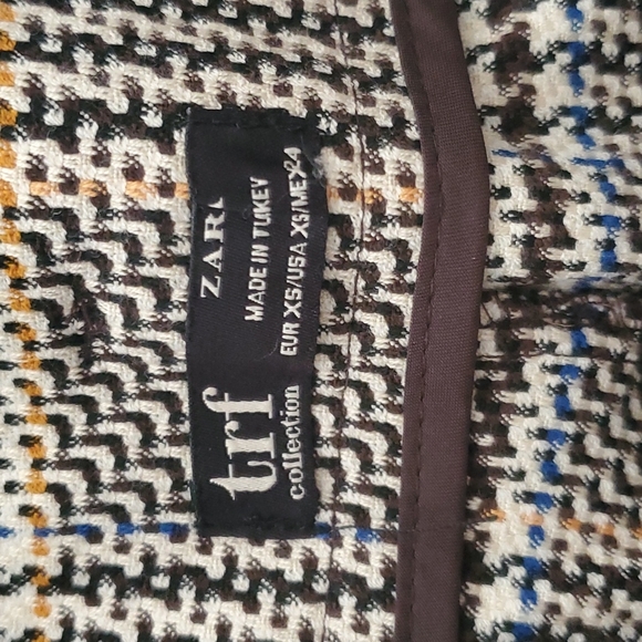 Zara Plaid Dress Shorts Size XS Vintage Zara - Picture 2 of 5